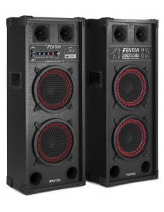 SkyTec DJ Disco - 2 Enceintes 10 Pouces, Amplificateur