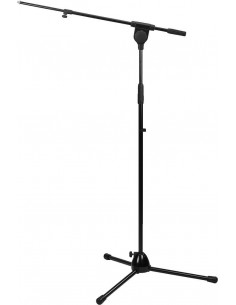 Microphone Reine des Neiges sur pied ajustable lumineux avec