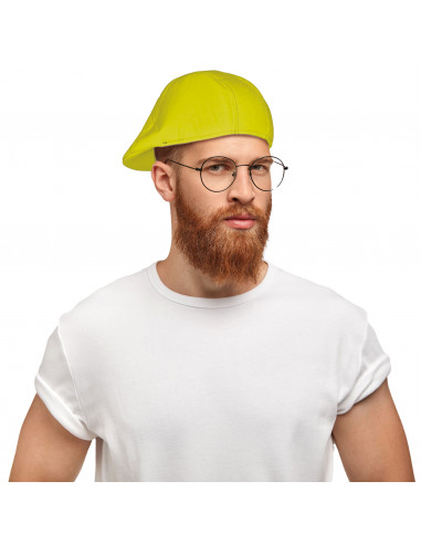 casquette jaune homme
