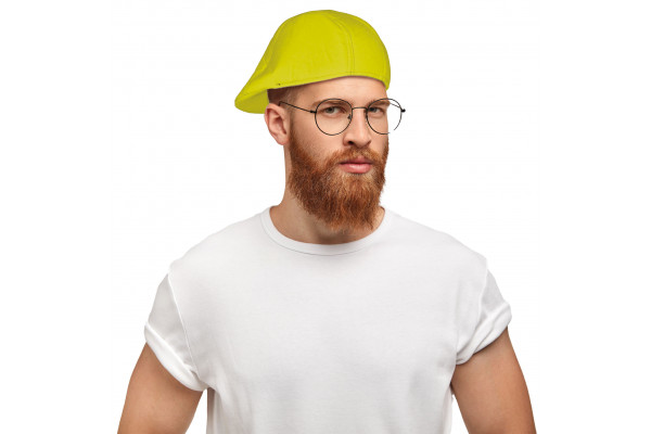 casquette jaune homme