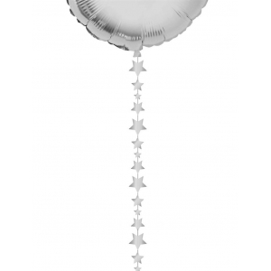 guirlande ballon argent