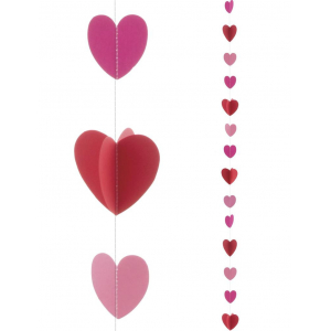 guirlande coeur ballon