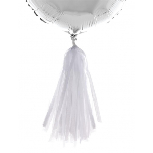 pompons ballons blancs