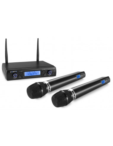 Achetez Système de Microphone Laviste Sans Fil AD-02 UHF Avec 1
