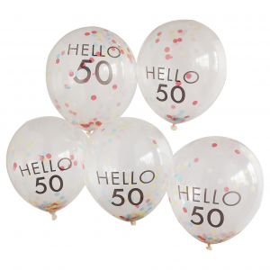 ballons confettis