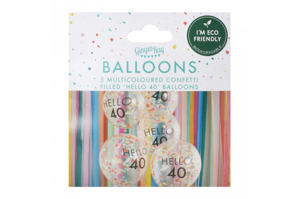 ballons confettis pack