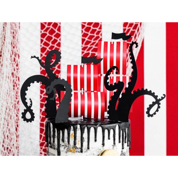 Decoration Gateau Pirate Mats Et Tentacules France Effect