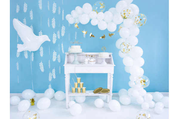 assiettes dorees baby shower