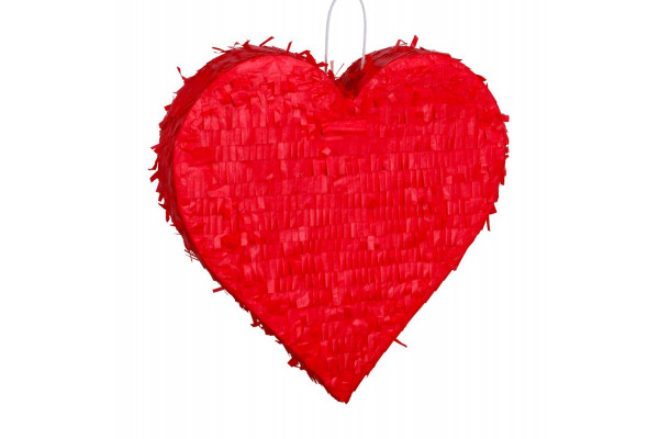 pinata coeur rouge
