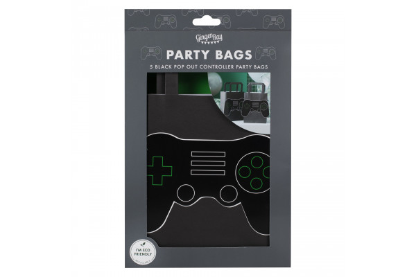 sac papier manettes jeux videos pack