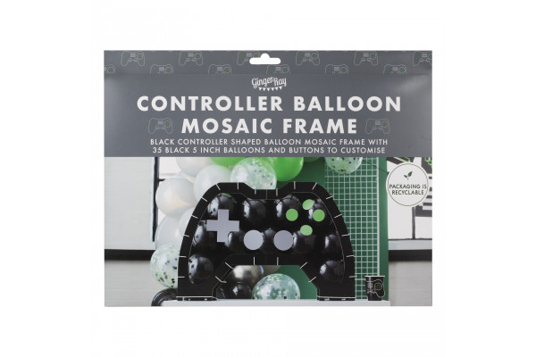 structure ballons manette jeux video pack
