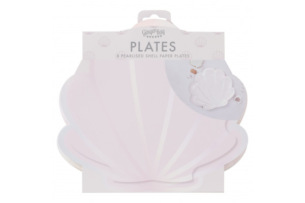 assiettes carton coquillage pack