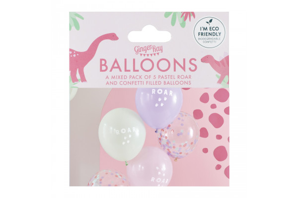 ballons roar dinosaure pack