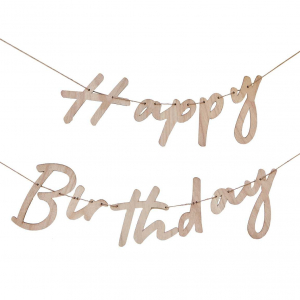 guirlande bois anniversaire