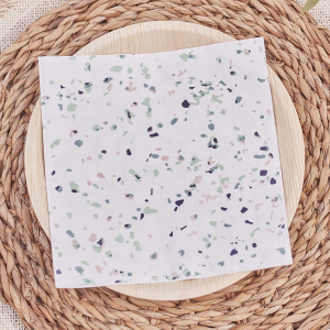 serviettes papier terrazzo 2