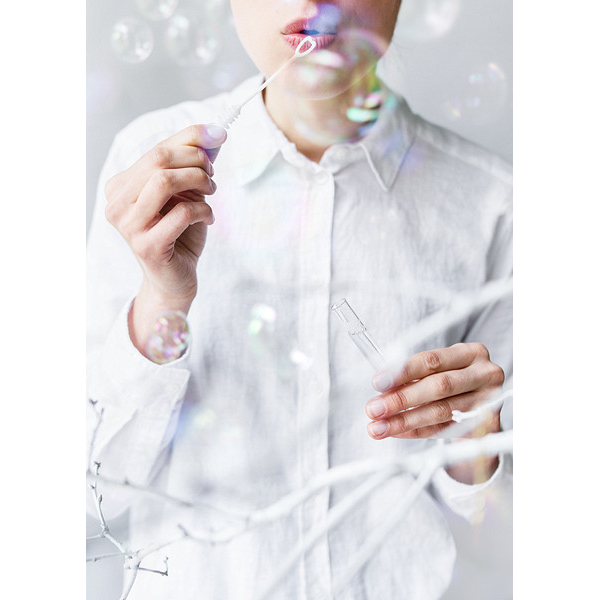 24 Tubes à Bulles De Savon Cœur Blanc - Cadeau Invités Pour Mariage, Baptême, Anniversaire