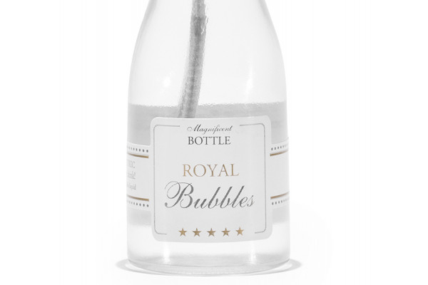 tubes bulles savon royal etiquette