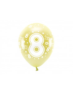 Ballon Chiffre 8 - Noir (86 cm) - Au Coeur du Jeu