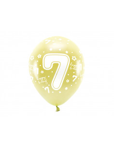 7 Anniversaire Fille Ballon, Rose Ballon Chiffre 7, Ballon 7 Ans