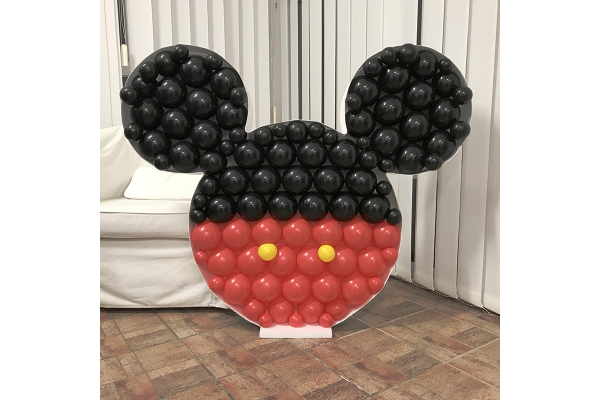 structure souris mickey ballons tete