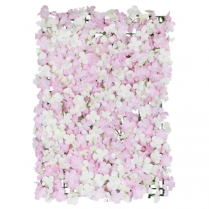mur de fleurs artificielles
