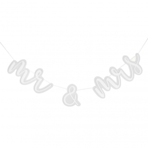 guirlande mariage mr & mrs