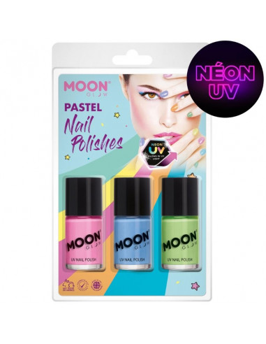 vernis a ongles uv neon pastel
