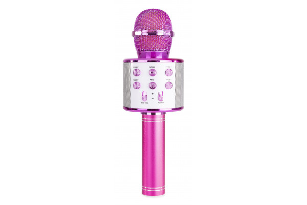 karaoke micro rose haut parleurs