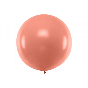 ballon rose metallise