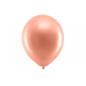 ballons rainbow rose gold