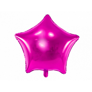 ballon etoile rose fonce