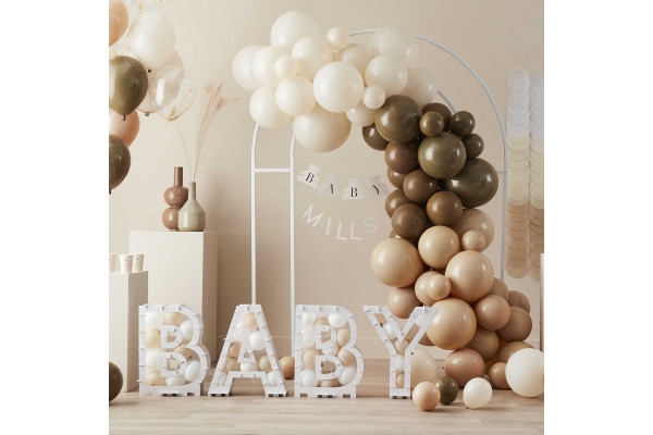 ballons baby shower ours ambiance