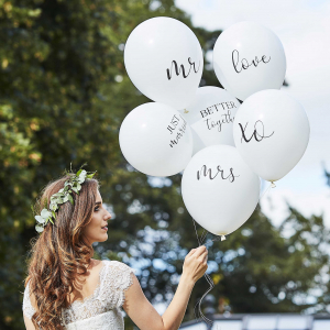 ballons mariage blanc 2
