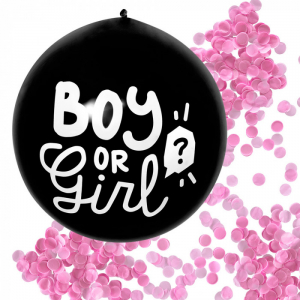 ballon confettis gender reveal