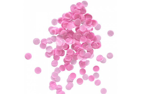 ballon confettis gender reveal rose