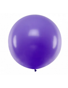 Ballon Géant Transparent 1m avec Confettis Doré