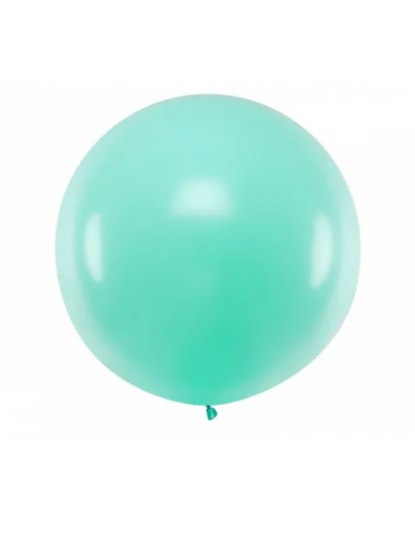ballon geant menthe pastel