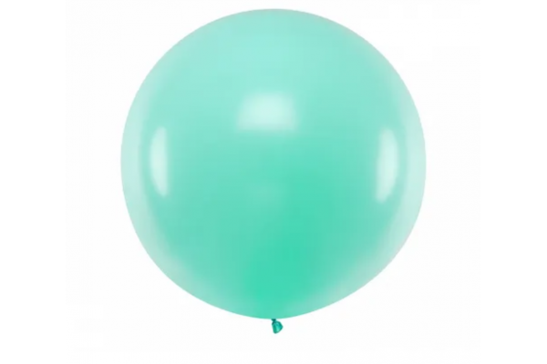 ballon geant menthe pastel