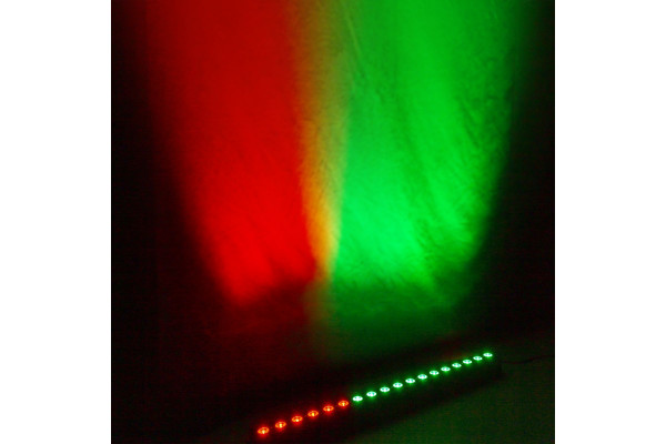 Barre leds 18 X 4 W RGB LCB183 rouge vert
