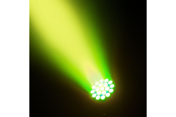 lyre leds effets jaunes