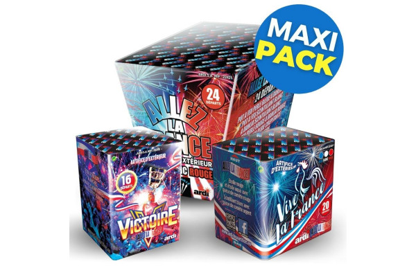 Maxi Pack 3 Feux d'artifices Franc