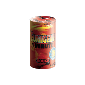 fumigene rouge 1 minute en pot