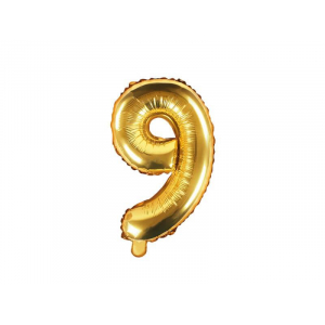 Ballon chiffre anniversaire chiffre or