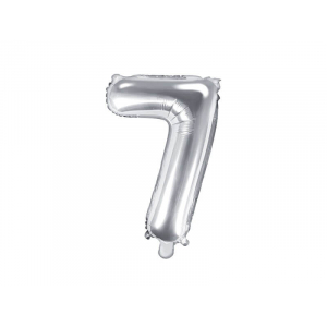 Ballon anniversaire chiffre argent
