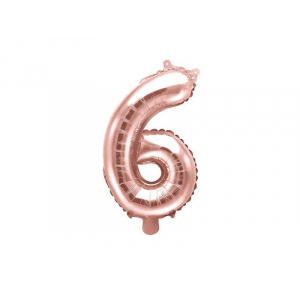 Ballon anniversaire chiffre rose