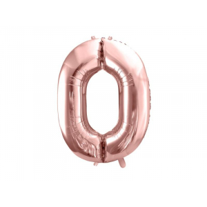 ballon chiffre rose gold 2