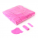 Confettis rectangulaires en papier rose - Sac 1 KG