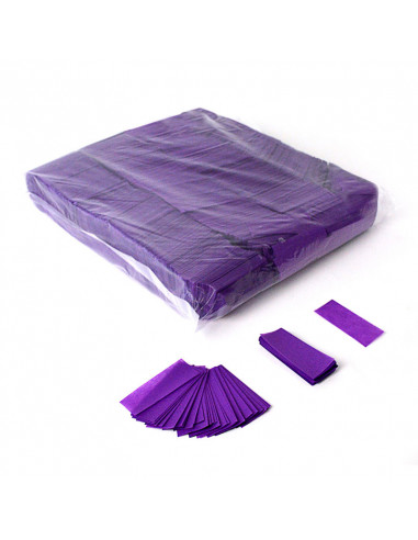 confettis rectangulaires violets