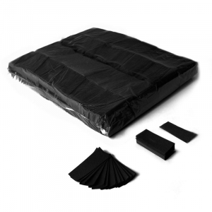 confettis rectangulaires noirs