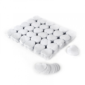 confettis blanc coeur